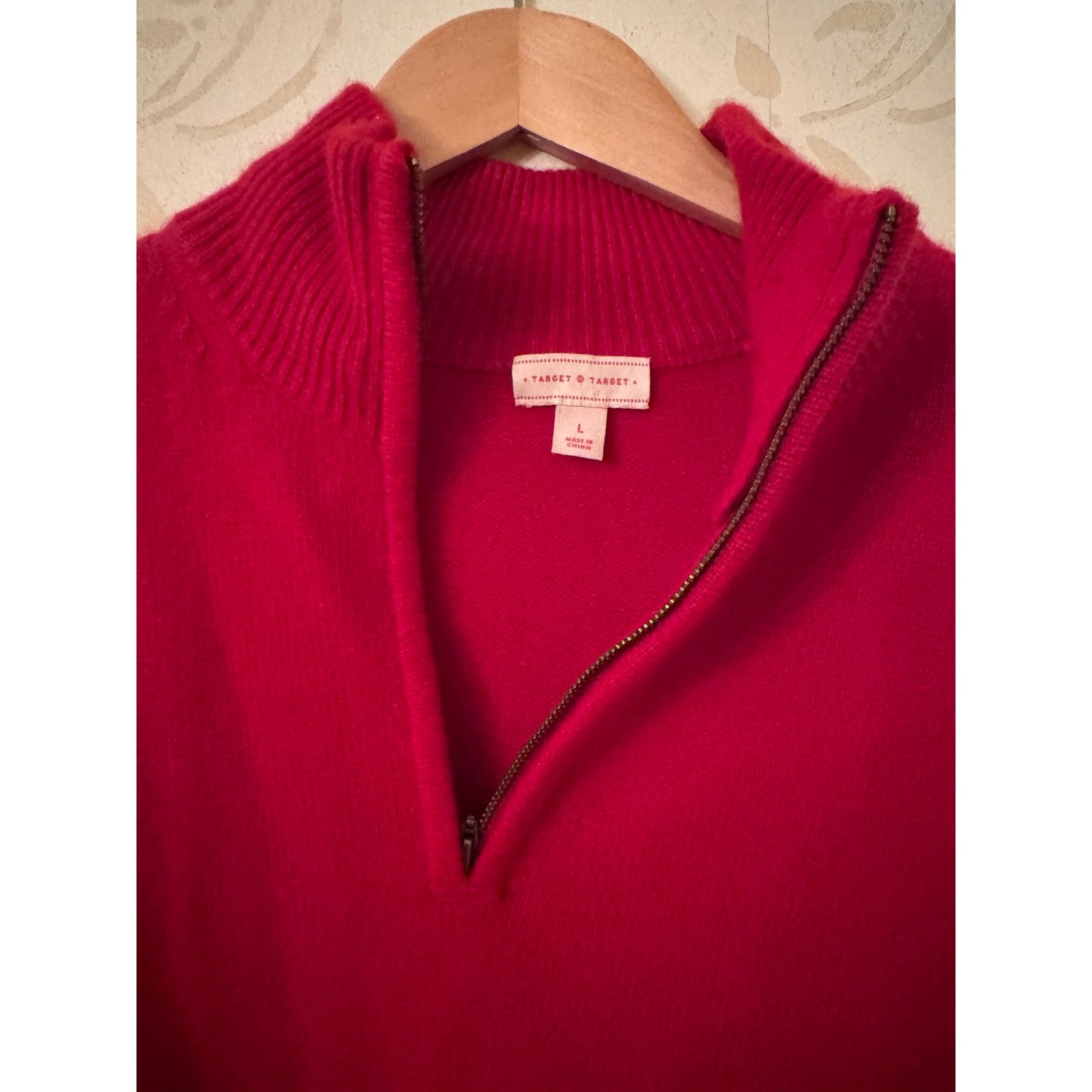 Target Basics Target Limited Red 100% Cashmere Sweater Sz L Thick Size US L / EU 52-54 / 3 - 1 Thumbnail