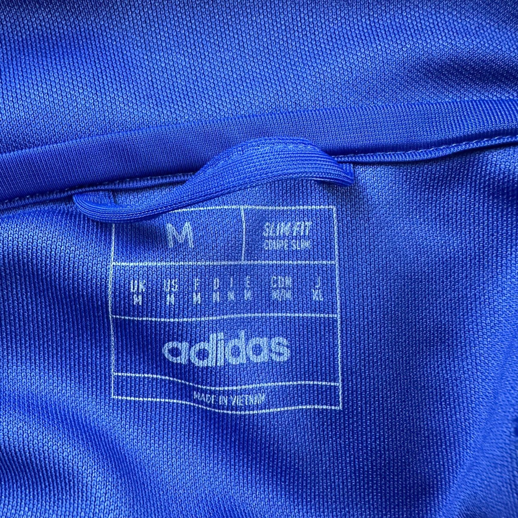 Adidas Adidas Jacket Mens Medium Blue Soccer Gym Training Track Messi Size US M / EU 48-50 / 2 - 7 Thumbnail