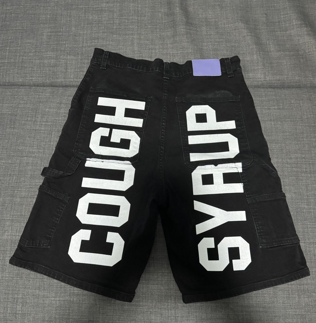 Awful Lot of Cough Syrup Awful Lot of Cough Syrup Mens Carpenter Shorts Size US 36 / EU 52 - 2 Thumbnail