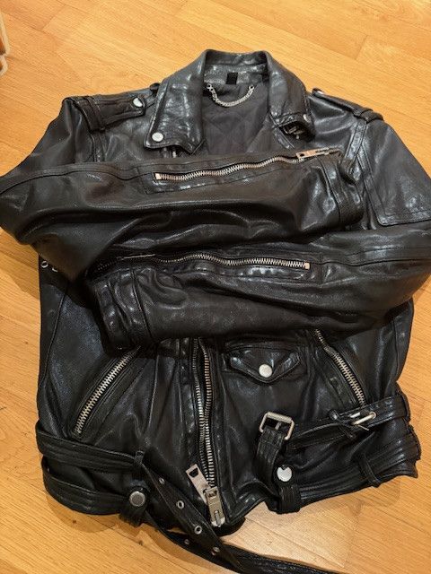 Burberry Prorsum Ultra rare Burberry Prorsum ss11 leather biker jacket Size US M / EU 48-50 / 2 - 20 Thumbnail