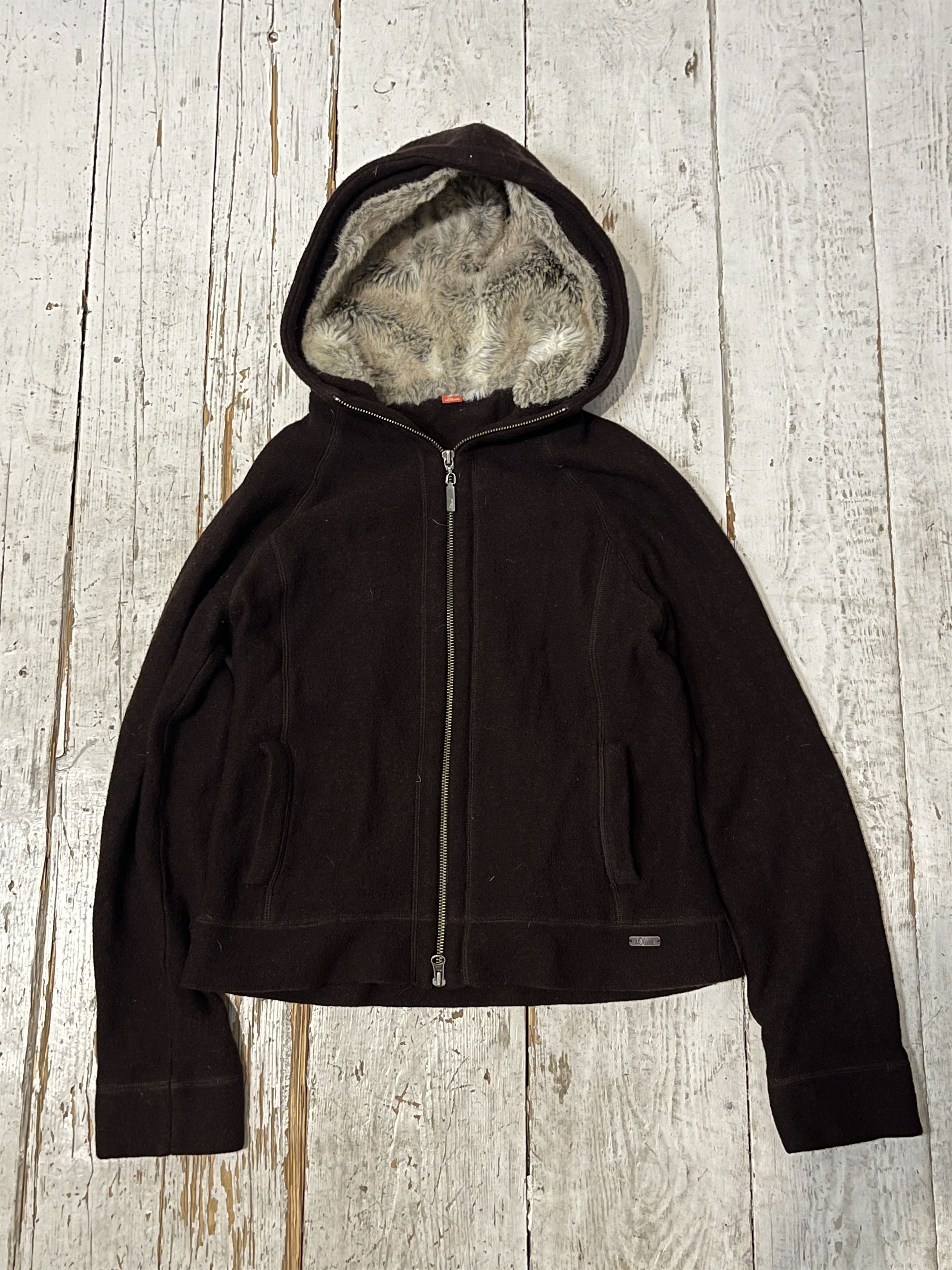 If Six Was Nine × Japanese Brand If Six Was Nine Style Wool & Fur Hoodie Brown Size S / US 4 / IT 40 - 2 Thumbnail
