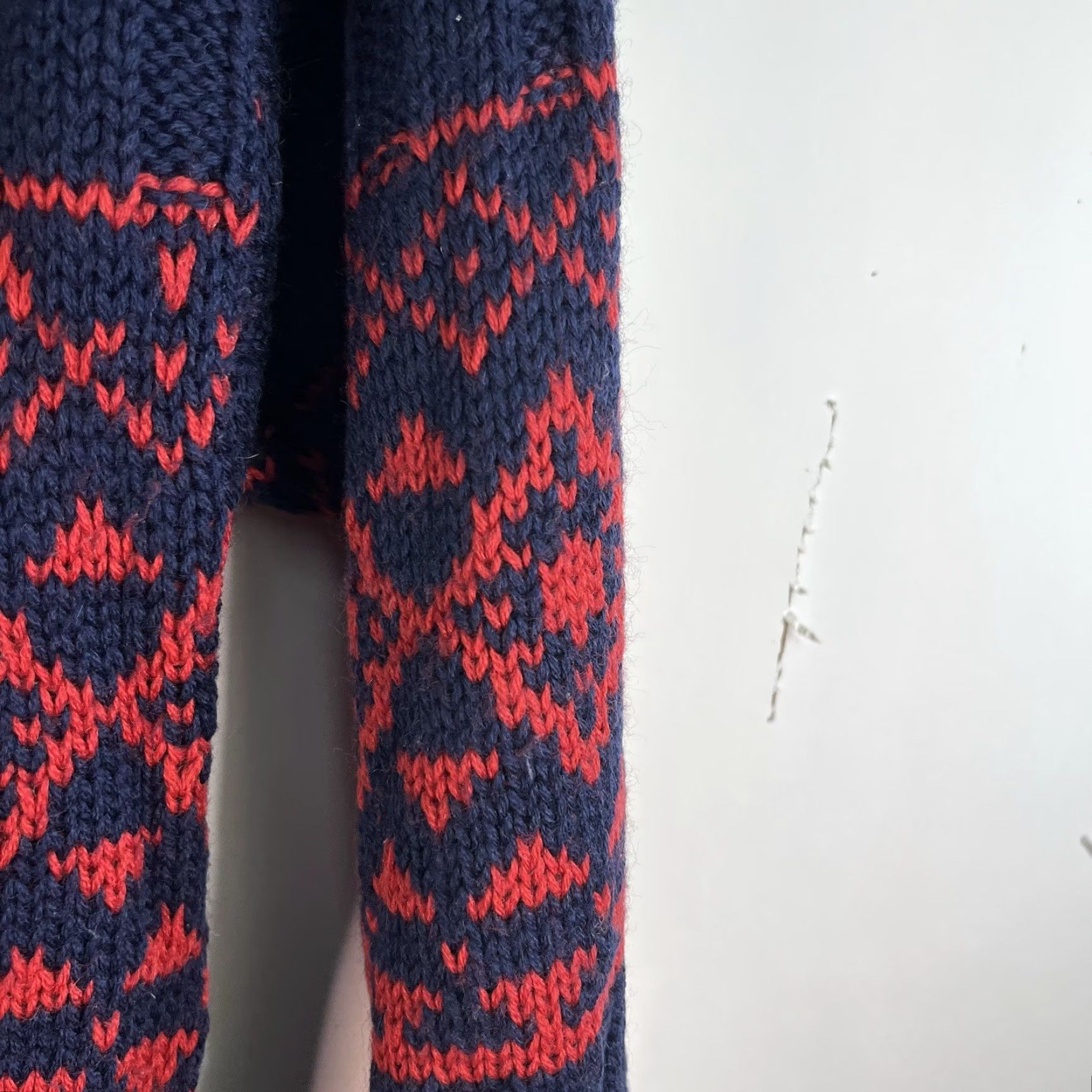 Vintage VINTAGE Cattivo 100% Wool Nordic Fair Isle Sweater Mens Large Blue Casual 90s Classic Size US L / EU 52-54 / 3 - 3 Thumbnail
