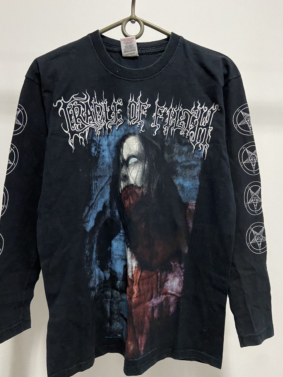 Band Tees 2007 Supreme vampyric evil longsleeve big print tee vintage Size US S / EU 44-46 / 1 - 3 Thumbnail