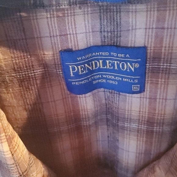 Pendleton Pendleton Hiker Handsome Brown Plaid with Pockets Sz. XL Shi Size US XL / EU 56 / 4 - 4 Thumbnail