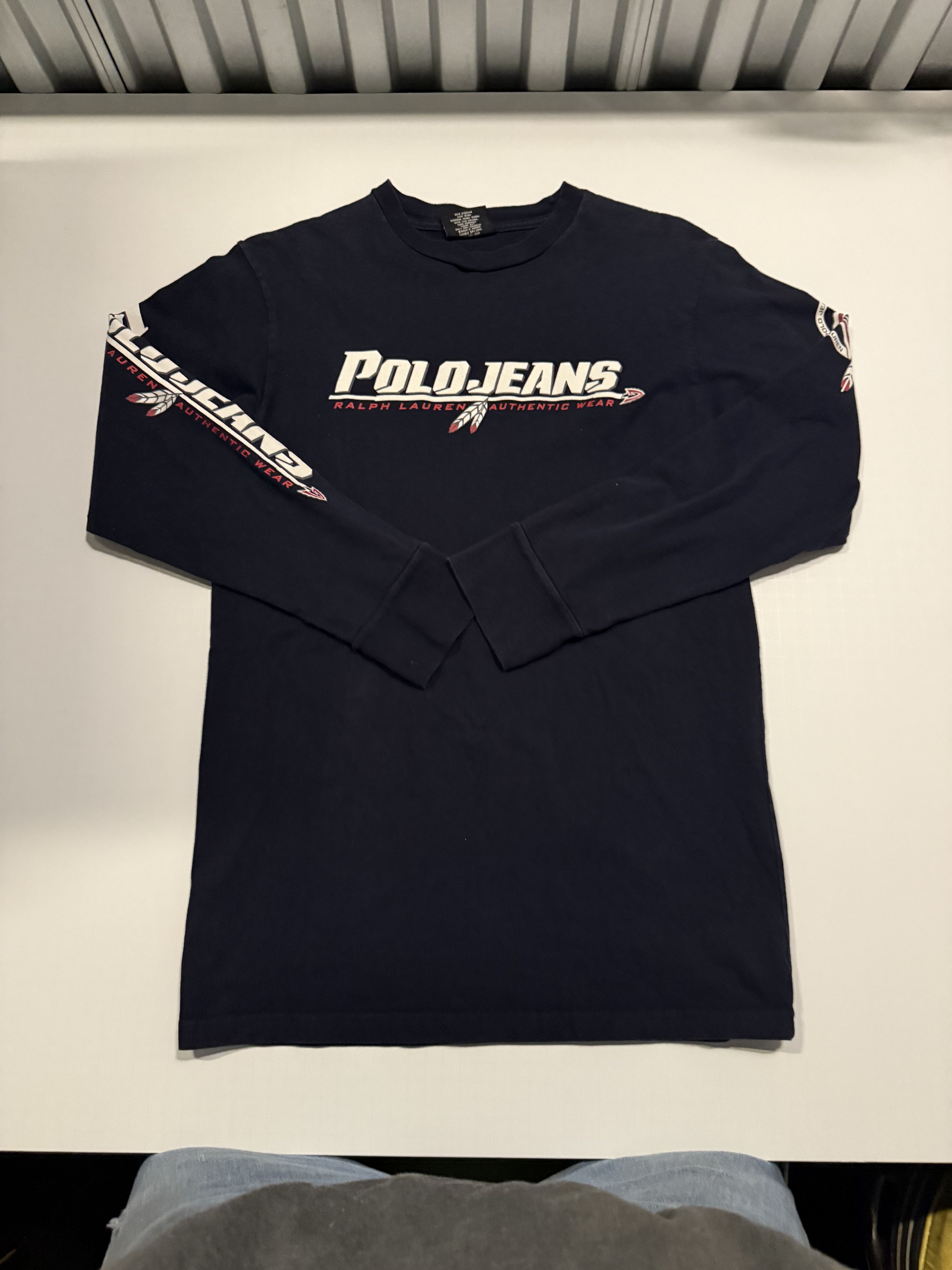 Polo Ralph Lauren Vintage Polo Jeans Co Ralph Lauren Long Sleeve Tee Y2K Size US L / EU 52-54 / 3 - 1 Thumbnail