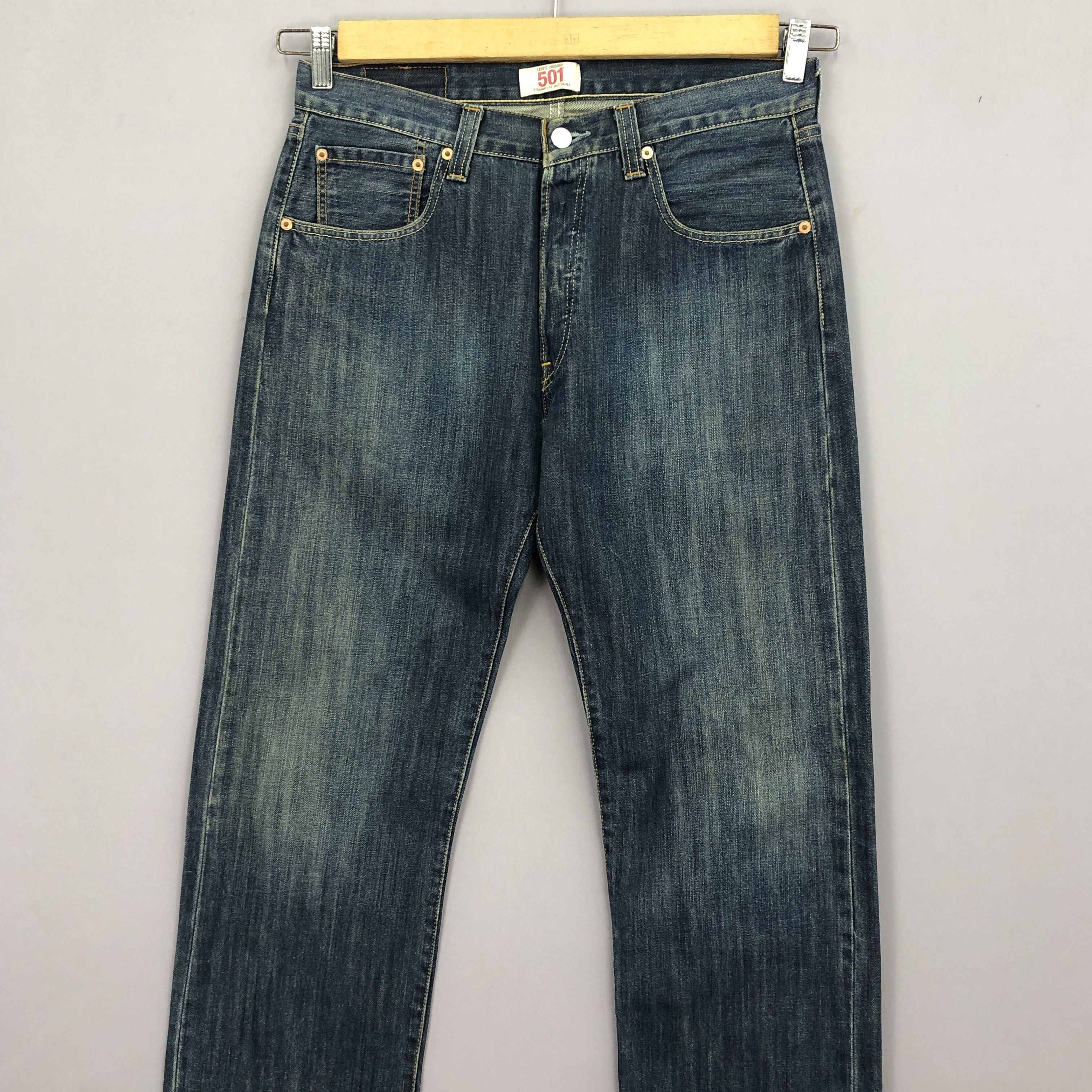 Levi's Vintage Y2K Levis 501 Jeans Levis Faded Fly Button Denim Size US 32 / EU 48 - 3 Thumbnail