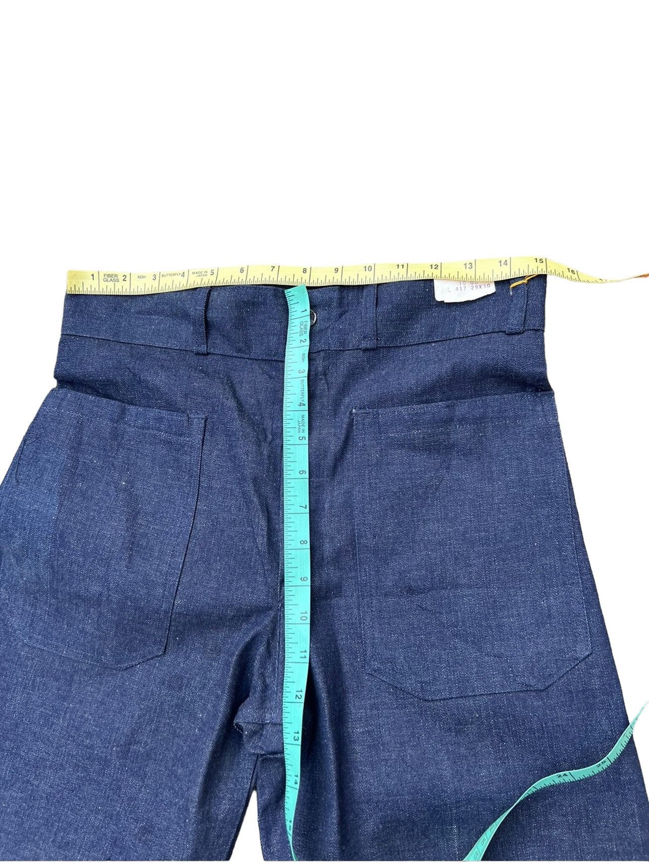 Vintage 50s 60s Seafarer Cone Denim Sanforized Super Flare Jeans Size US 29 - 3 Thumbnail