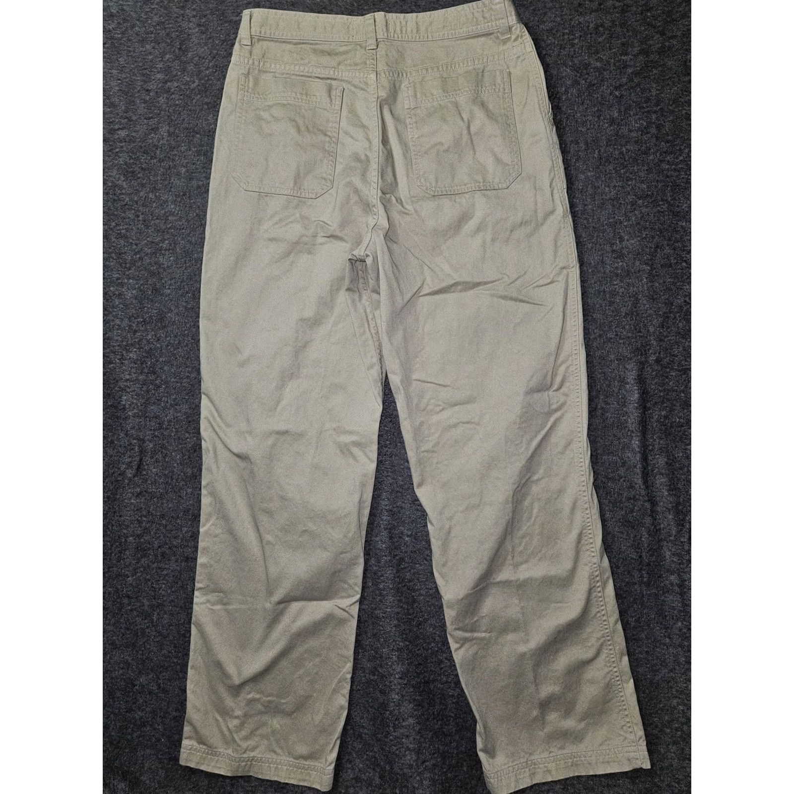 Polo Ralph Lauren VINTAGE Polo Ralph Lauren Pants Womens 20 Khaki Beige Relaxed Fit Cotton Chino Casual Workwear Pockets Logo 30in Inseam Mens Womens Girls Boys Size 42" / US 20 - 7 Thumbnail