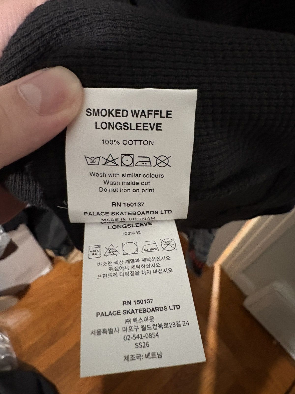 Palace Palace Smoked Waffle Longsleeve Size US XL / EU 56 / 4 - 7 Thumbnail