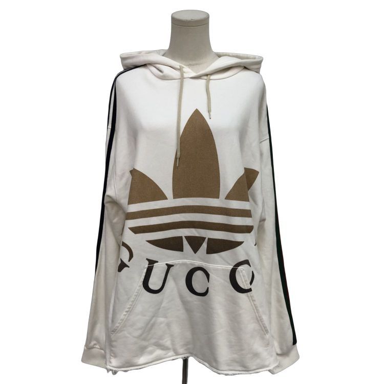 Gucci Gucci x Adidas Trefoil Logo Hoodie Size XL Size US XL / EU 56 / 4 - 1 Thumbnail