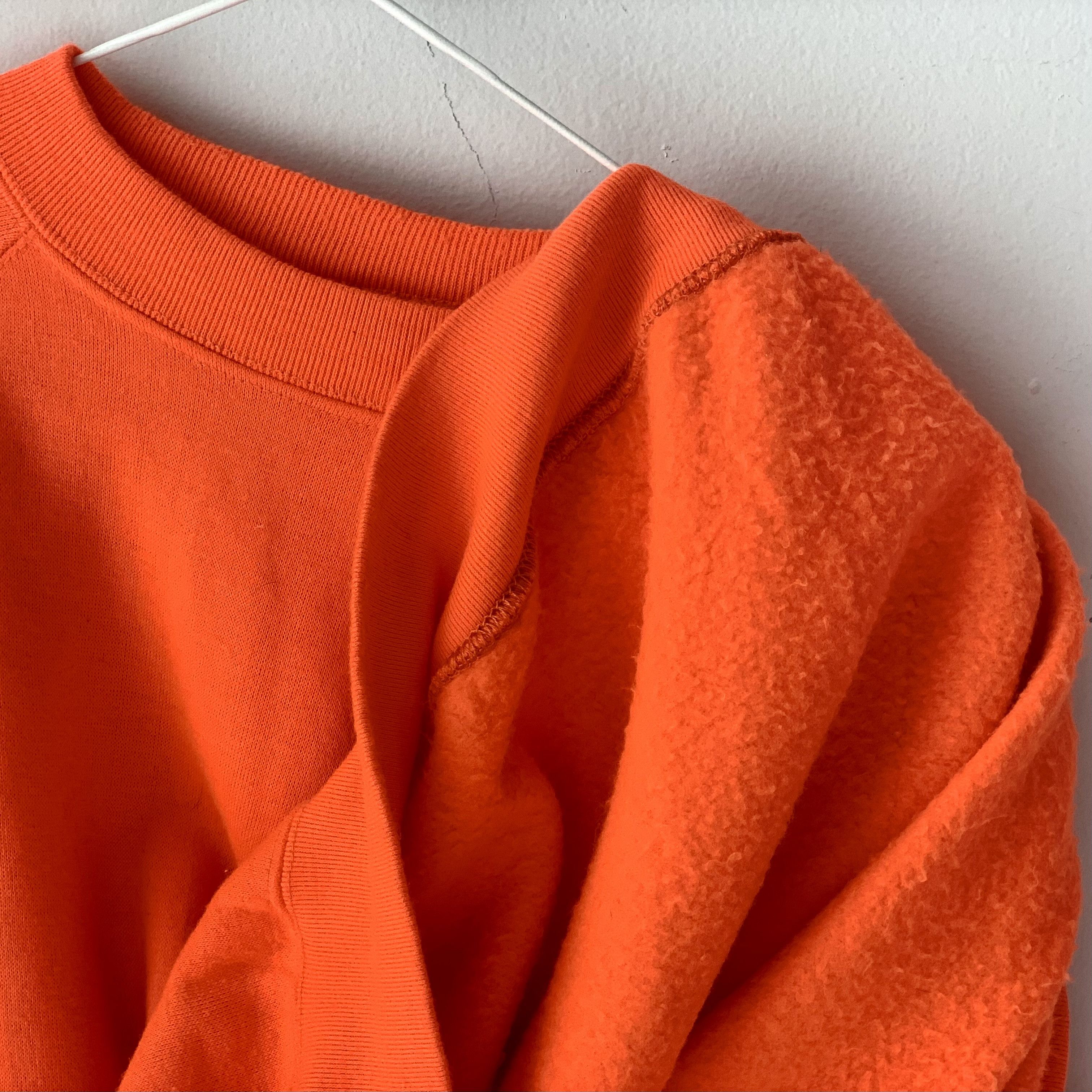 Other vintage 70s (60s?) lightweight hunter orange sweatshirt Size US L / EU 52-54 / 3 - 7 Thumbnail