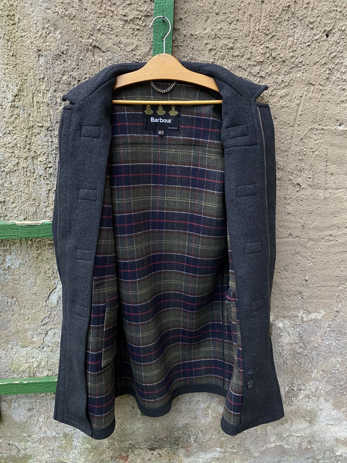 Barbour Barbour Classic Duffle Coat Wool Jacket Size Uk44 Eu52 Size US L / EU 52-54 / 3 - 12 Thumbnail