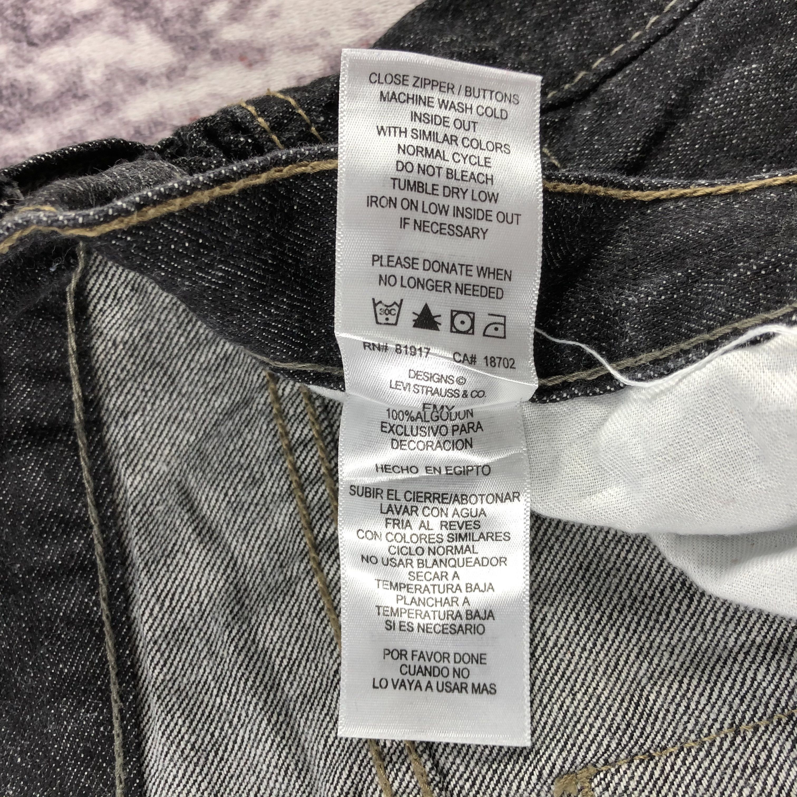 Levi's × Vintage Vintage Faded Black Levis 505 Jeans-JM3082 Size US 32 / EU 48 - 11 Thumbnail