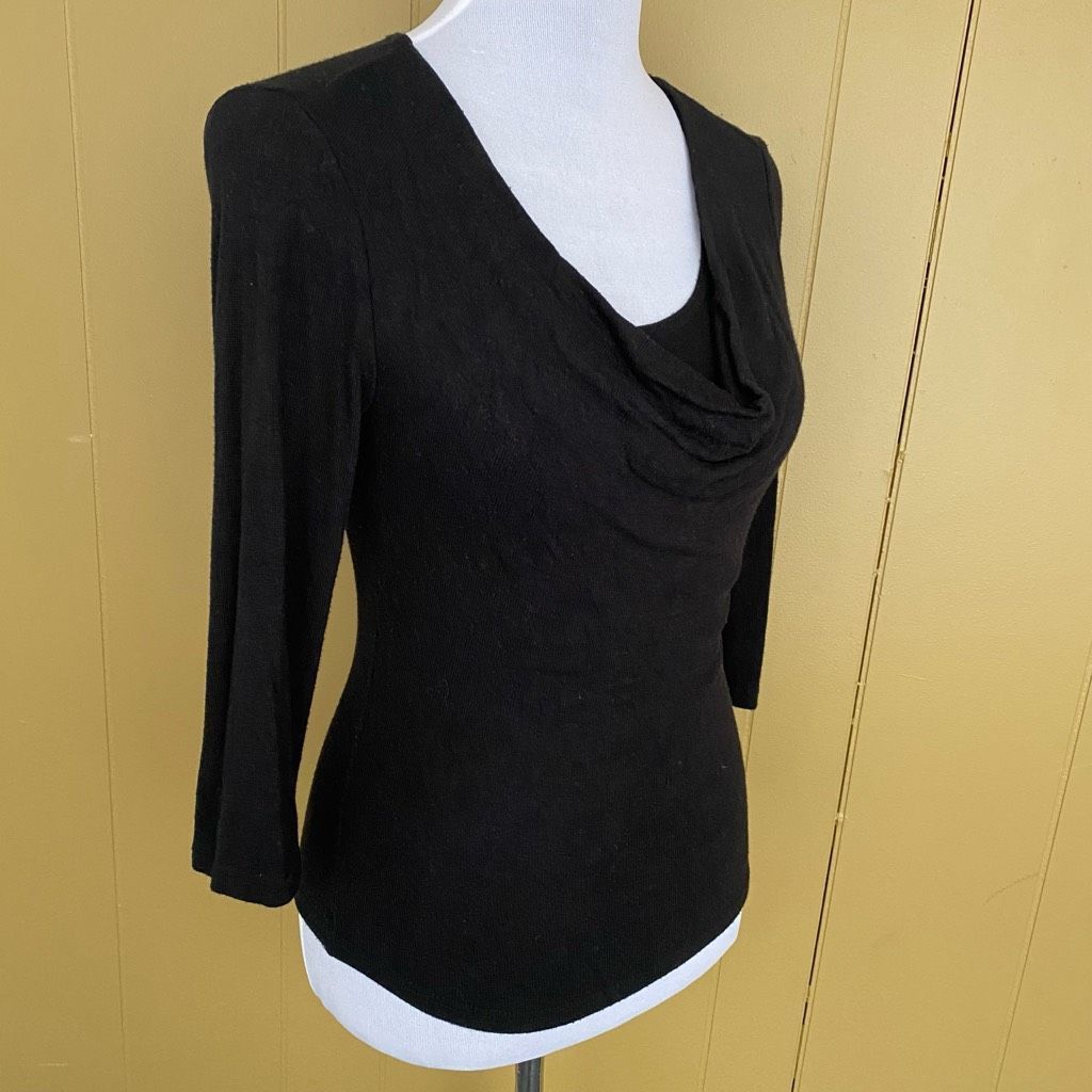 Other A Byer women S drape scoopneck lightweight sweater with 3/4 Size S / US 4 / IT 40 - 3 Thumbnail
