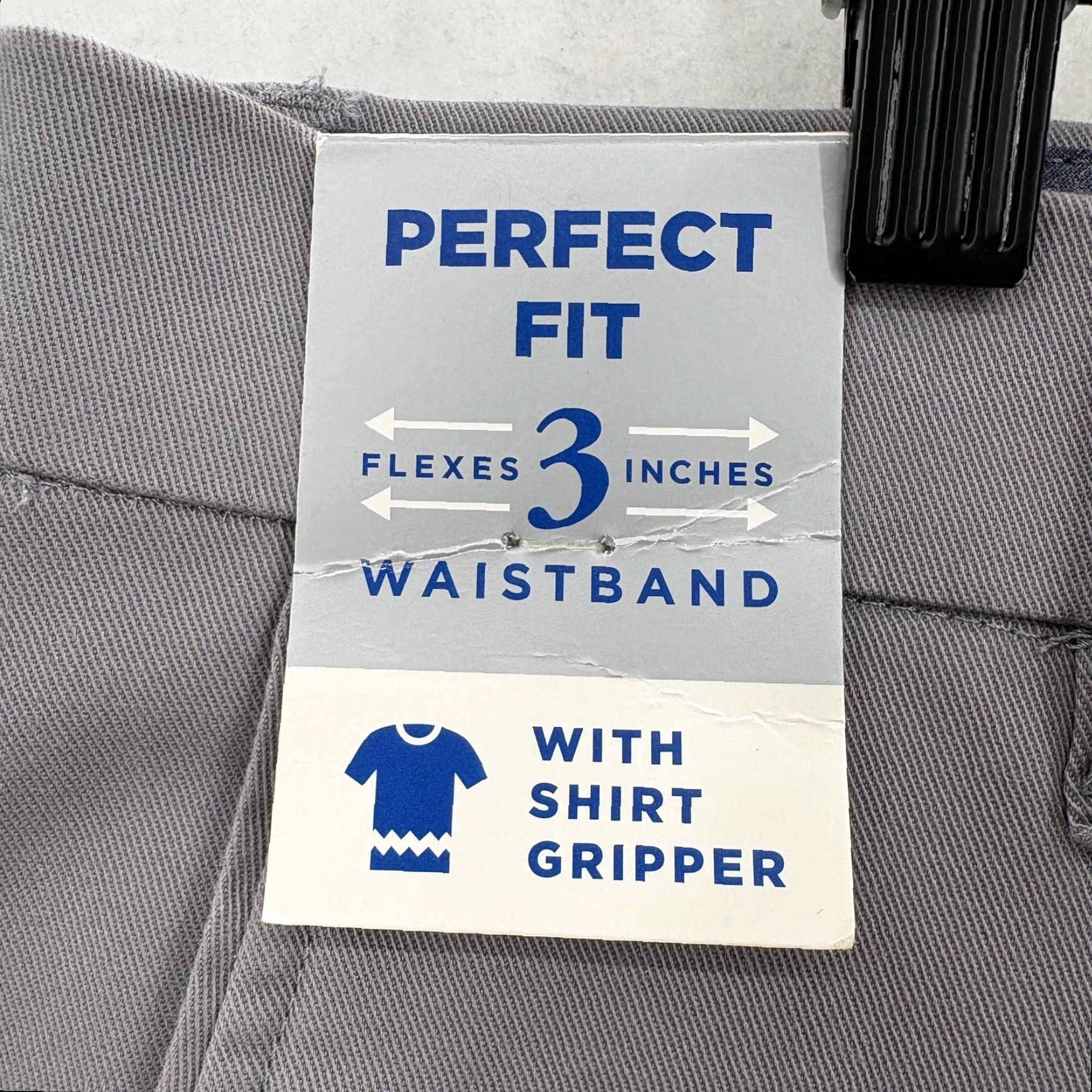Haggar VINTAGE? wait no Haggar Premium Comfort Khaki Pants Mens 30x30 Gray Slim Fit Stretch Casual NWT Size US 30 / EU 46 - 4 Thumbnail