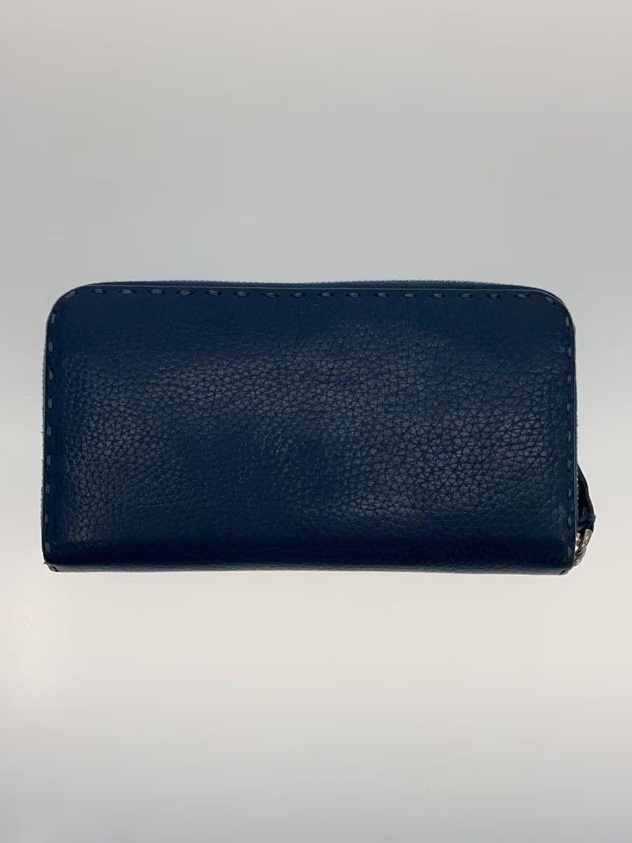Fendi Fendi Leather Long Wallet Navy Size ONE SIZE - 2 Thumbnail