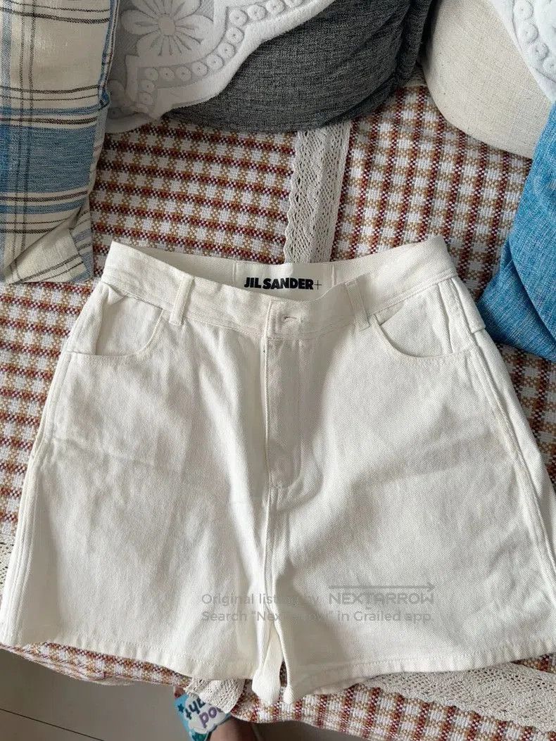 Jil Sander Jil Sander White Casual Shorts. Size US 30 / EU 46 - 1 Thumbnail