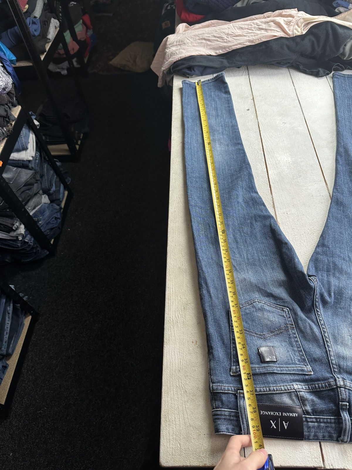 Armani 🚨Gothic Armani Regular Slim relax Flared Jeans Womens Size 30" / US 8 / IT 44 - 14 Thumbnail