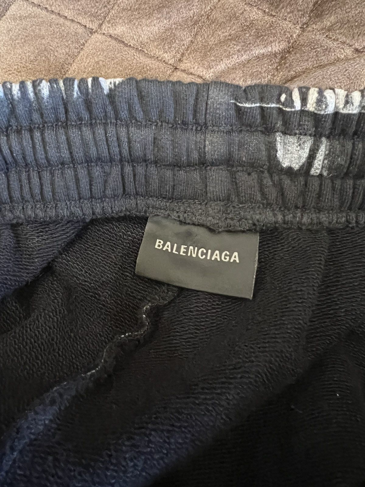 Balenciaga Balenciaga SS24 Black Graffiti Sweatpants Size US 28 / EU 44 - 5 Thumbnail