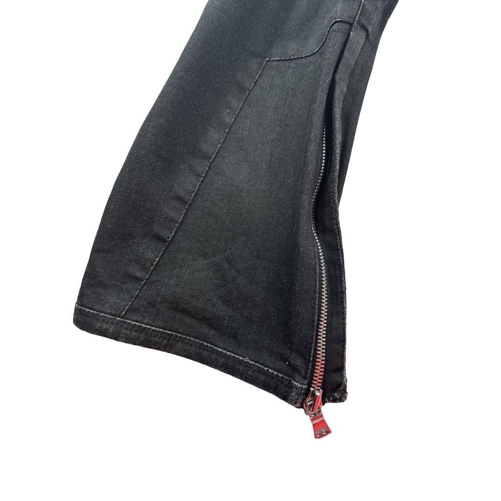 Rta NWT RtA Black Cargo Jeans – Italian Stretch Denim, Size 25 Size 25" / US 0 / IT 36 - 8 Thumbnail
