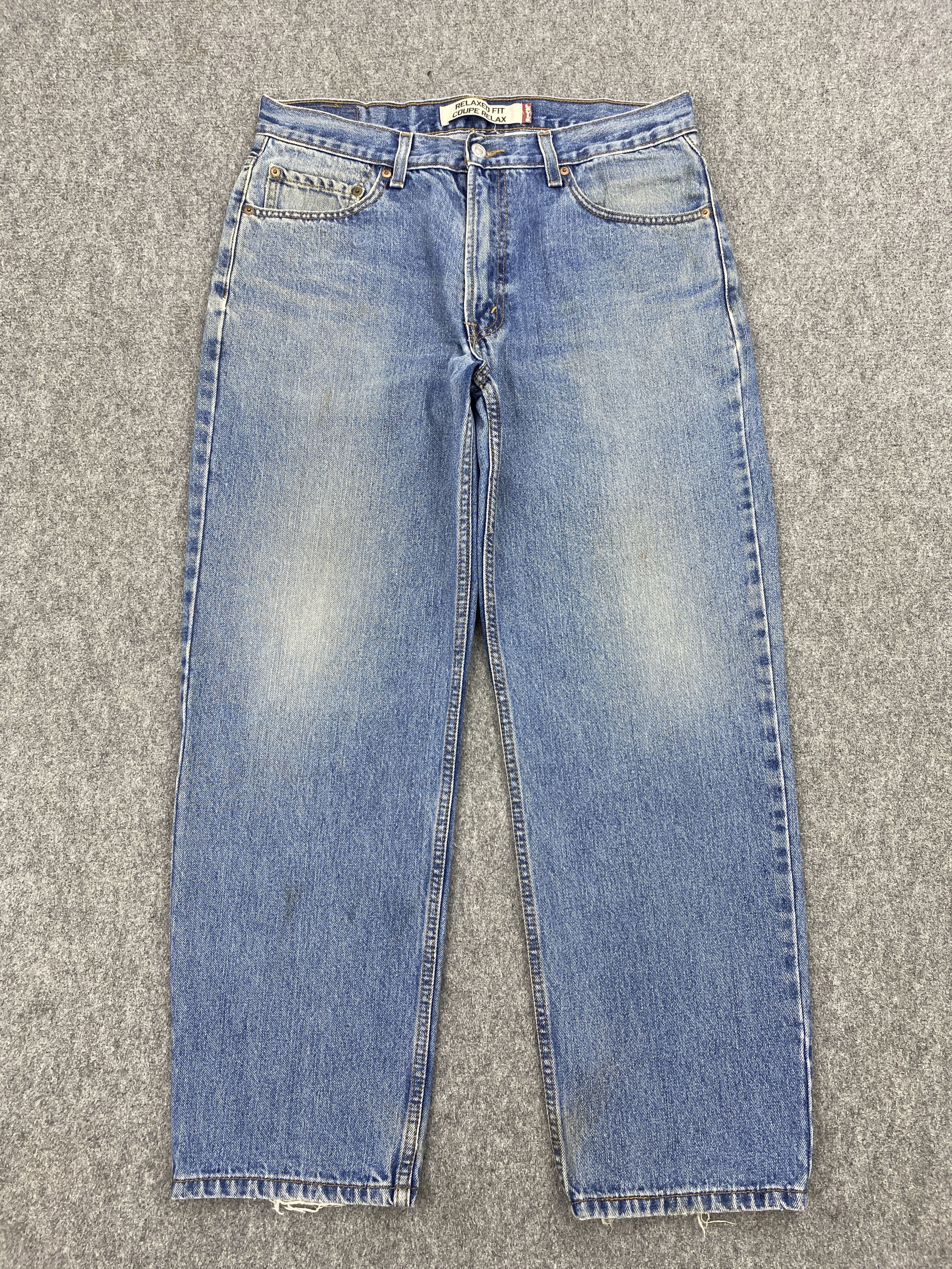 Levi's × Vintage Faded Blue Vintage 90s Levis 550 Jeans Size US 34 / EU 50 - 1 Thumbnail