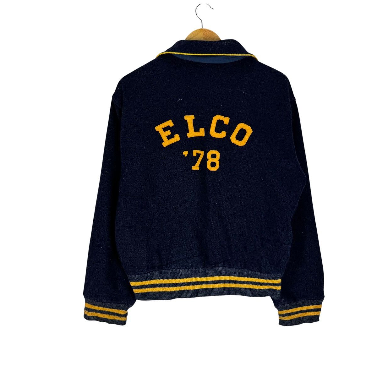 Vintage ☀️VINTAGE 70s UNION EMBLEM ELCO 78 LETTERMAN VARSITY JACKET Size US L / EU 52-54 / 3 - 9 Thumbnail