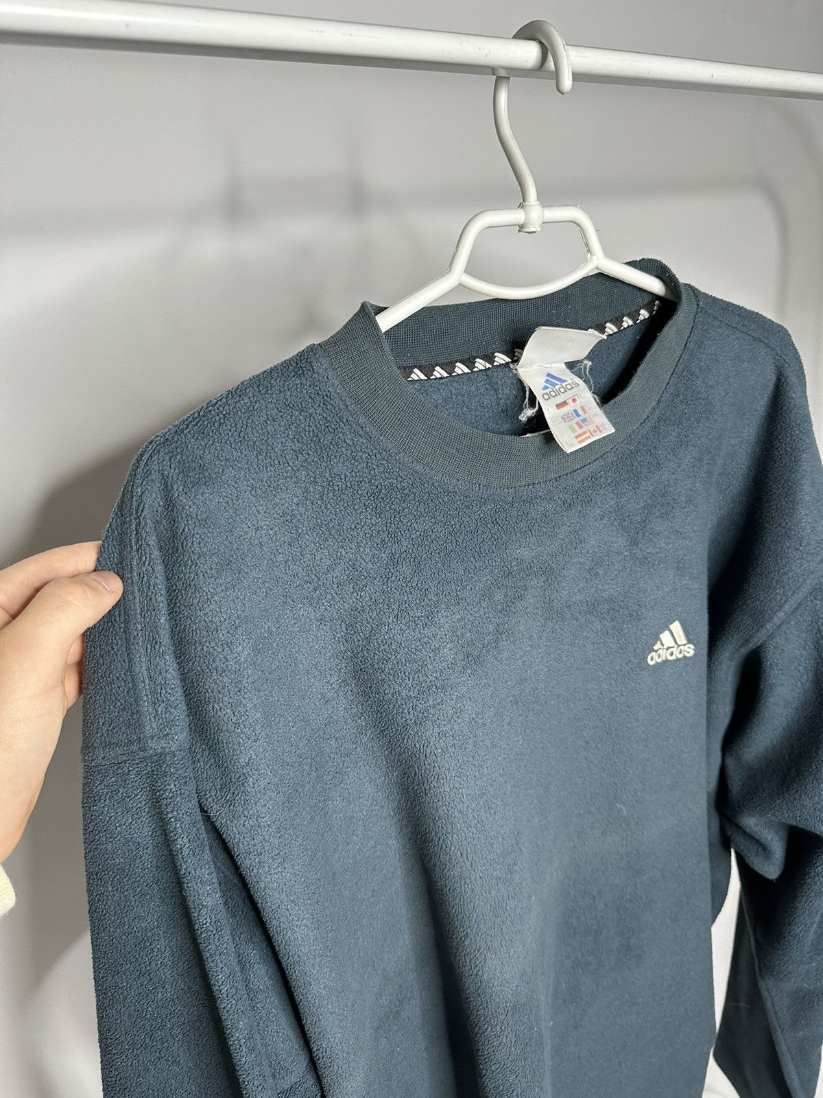 Adidas × Vintage Adidas Vintage Sweatshirt Fleece Size US XL / EU 56 / 4 - 6 Thumbnail