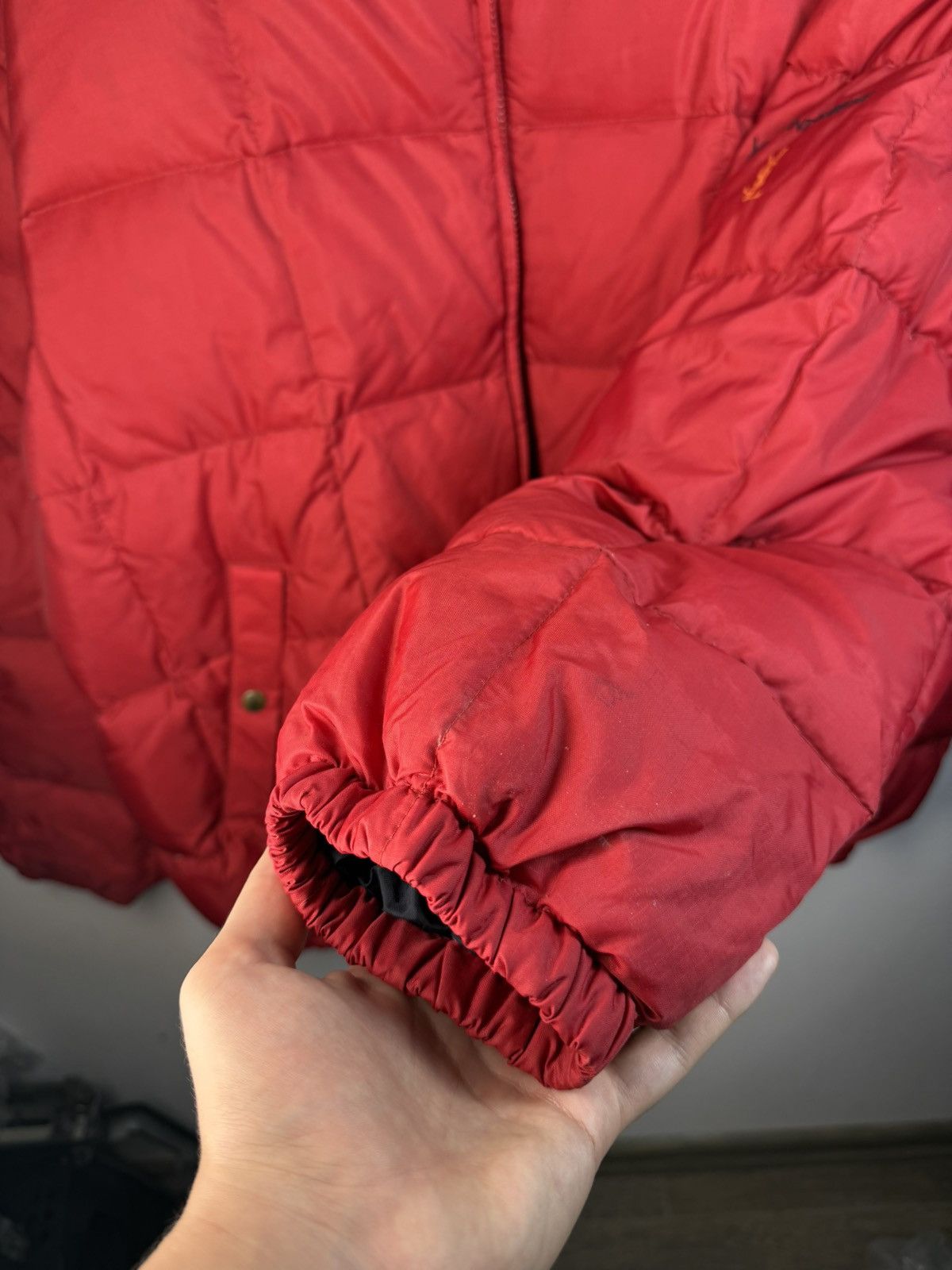 Yves Saint Laurent Winter YSL Down Jacket Puffer Red Bomber Heavy Coat Size US XL / EU 56 / 4 - 15 Thumbnail