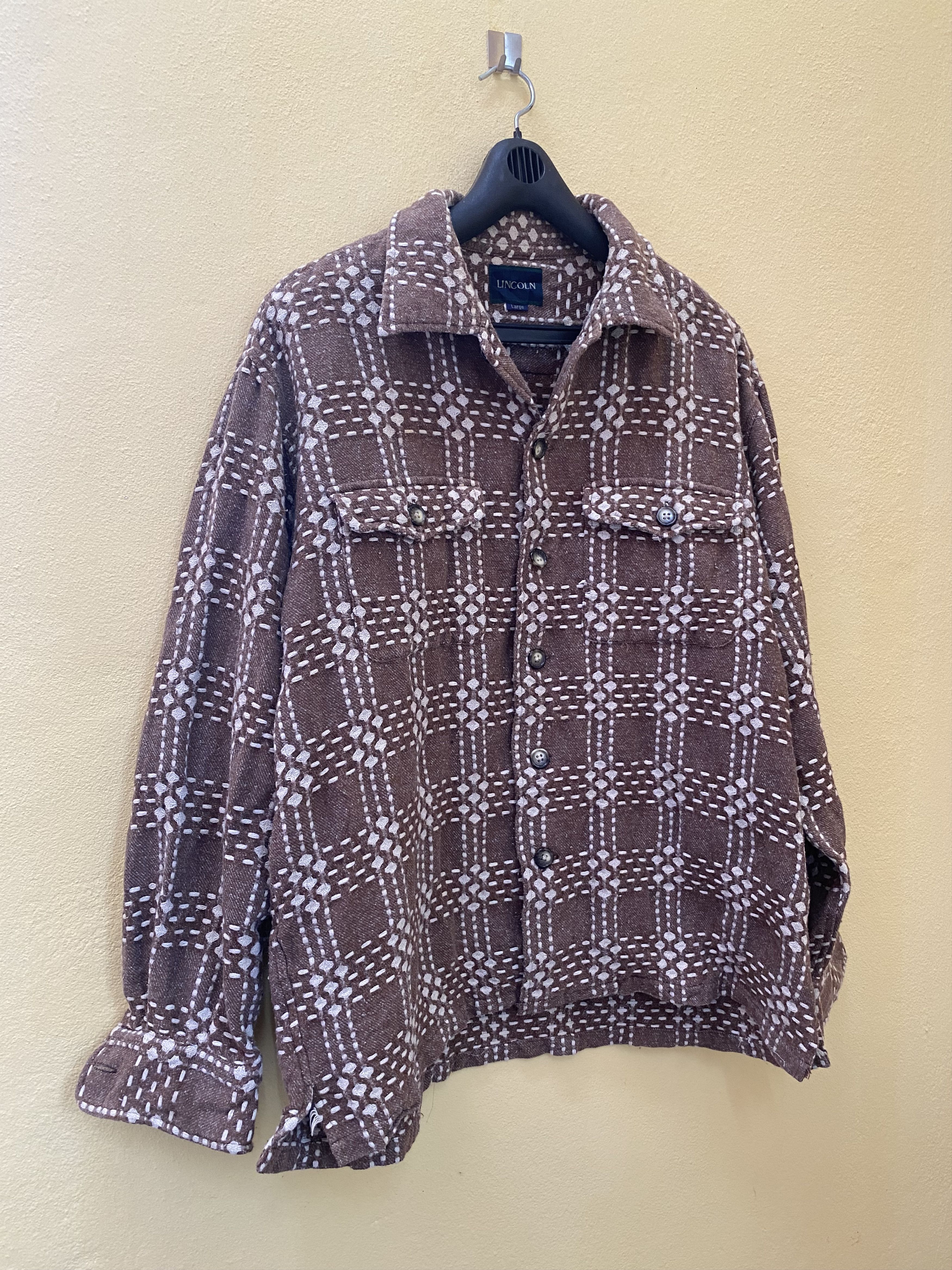 Japanese Brand × Vintage Lincoln Sashiko japan button shirt Size US L / EU 52-54 / 3 - 3 Thumbnail