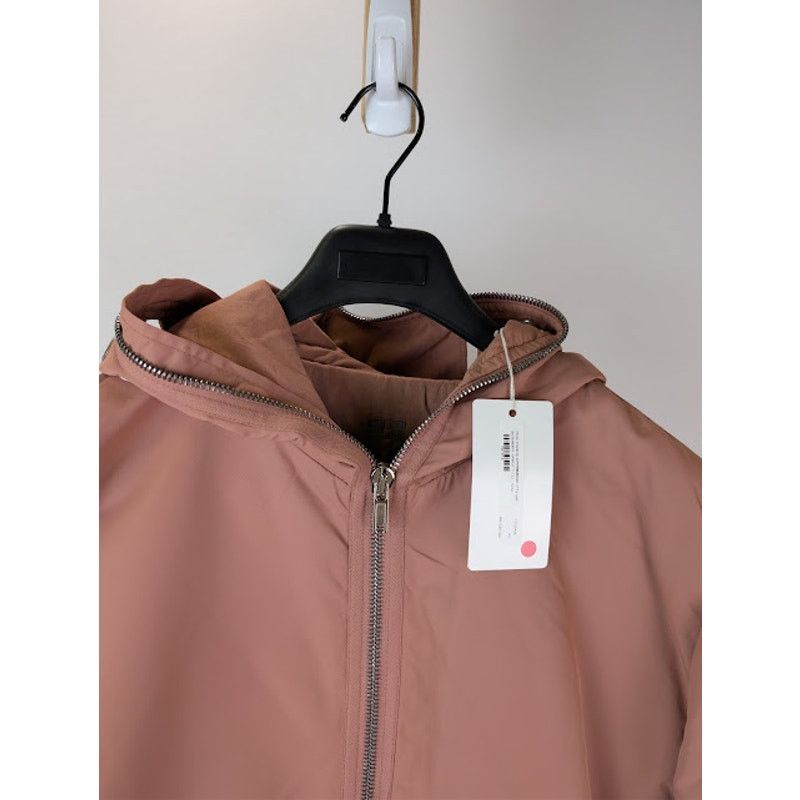 Rick Owens Drkshdw o1rshd1 Full Zip Gimp Imbottito Bomber Jacket Hoodie in Pink Size US XL / EU 56 / 4 - 7 Thumbnail