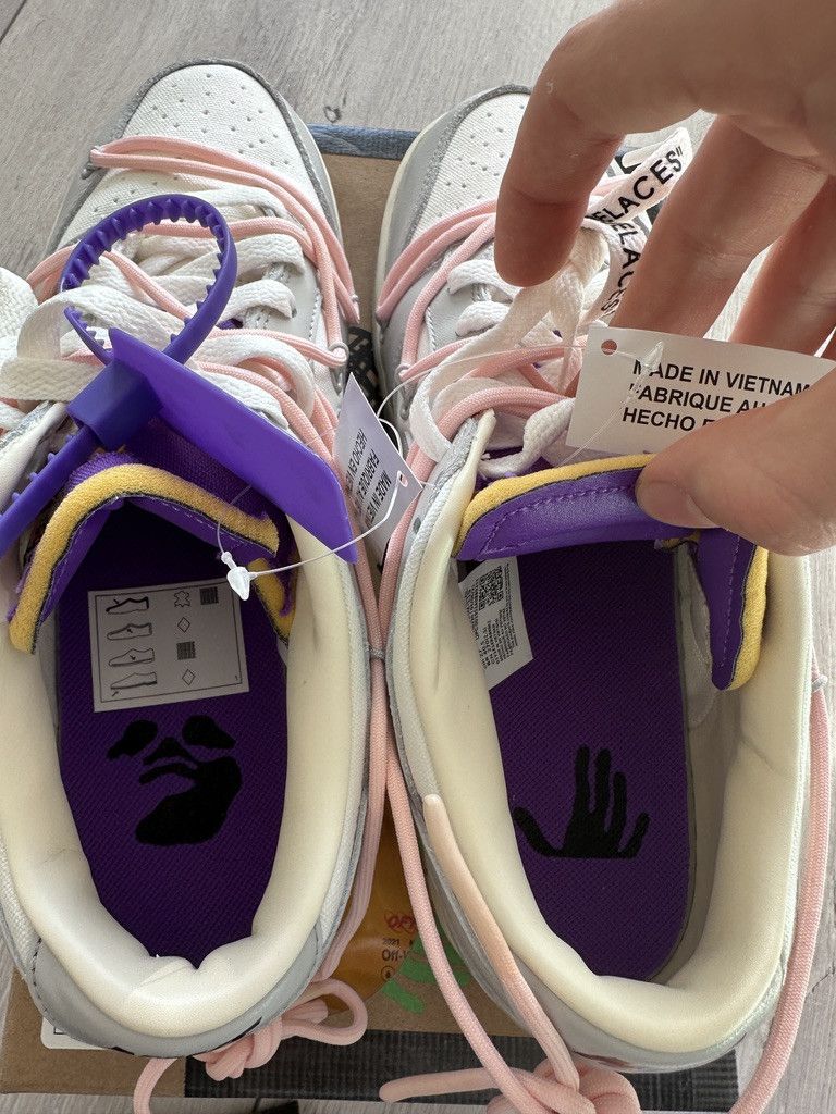 Nike × Off-White Nike x Off White Dunk low LOT 24 Size US 9 / EU 42 - 6 Thumbnail