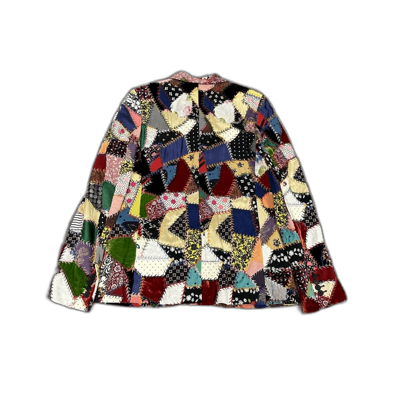 Dior Dior Embroidered Silk Patchwork Blazer 42-2506 Size L / US 10 / IT 46 - 1 Thumbnail