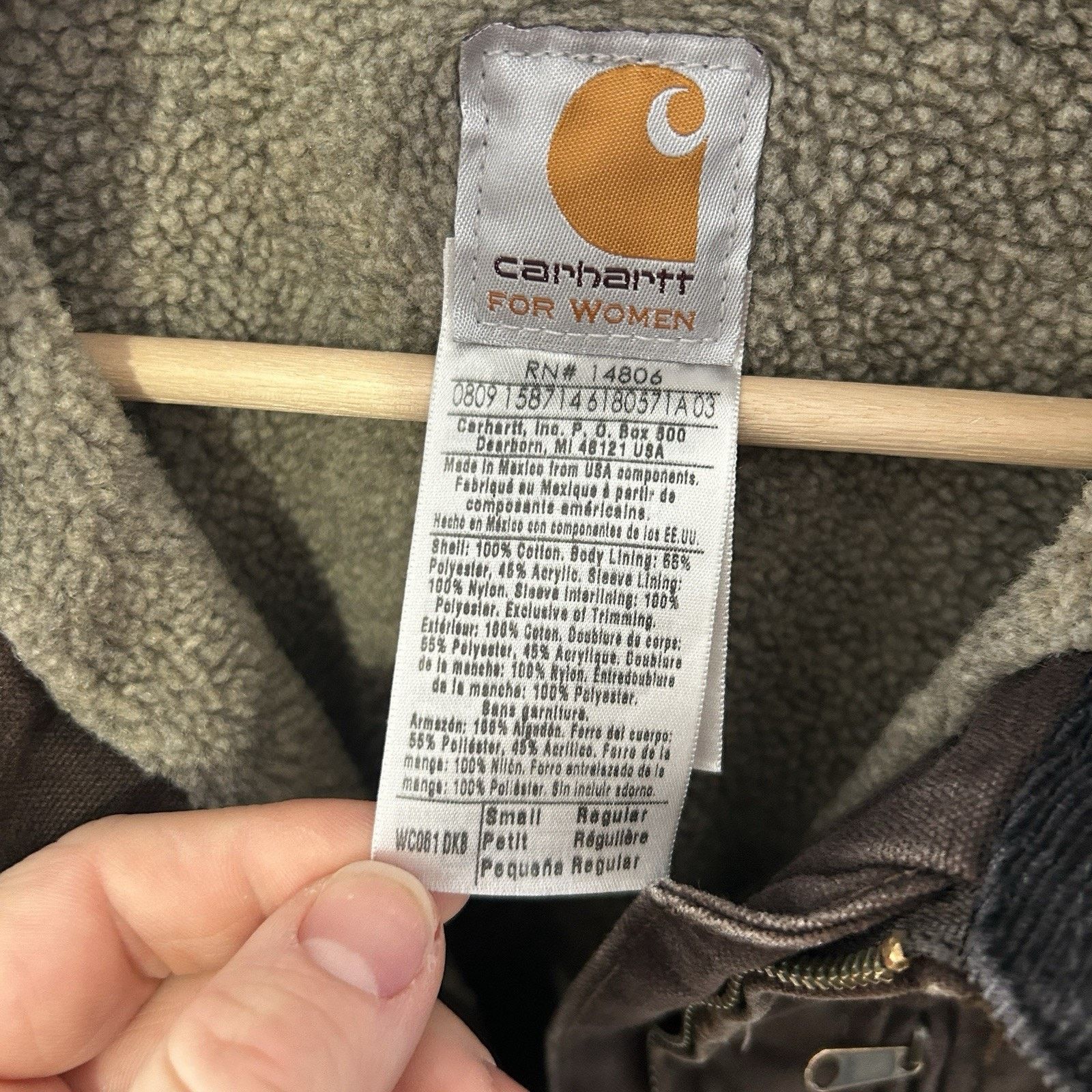 Carhartt Vintage Carhartt Sherpa-Lined Ridge Coat “Dark Brown” WC061 Size S / US 4 / IT 40 - 12 Thumbnail