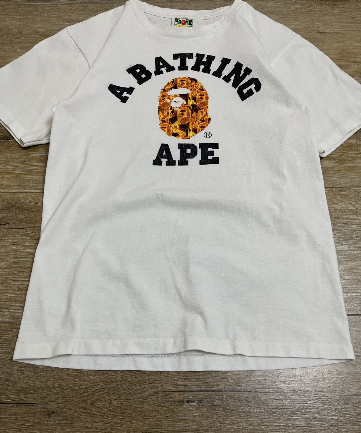 Bape Bape Flame College T-Shirt Size US S / EU 44-46 / 1 - 5 Thumbnail