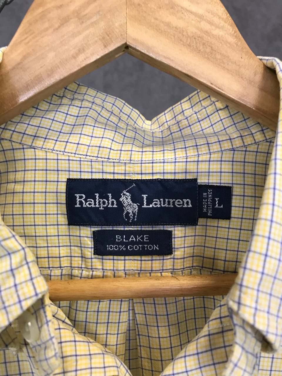 Designer Polo Ralph Lauren Blake vintage designer logo shirt Size US L / EU 52-54 / 3 - 4 Thumbnail
