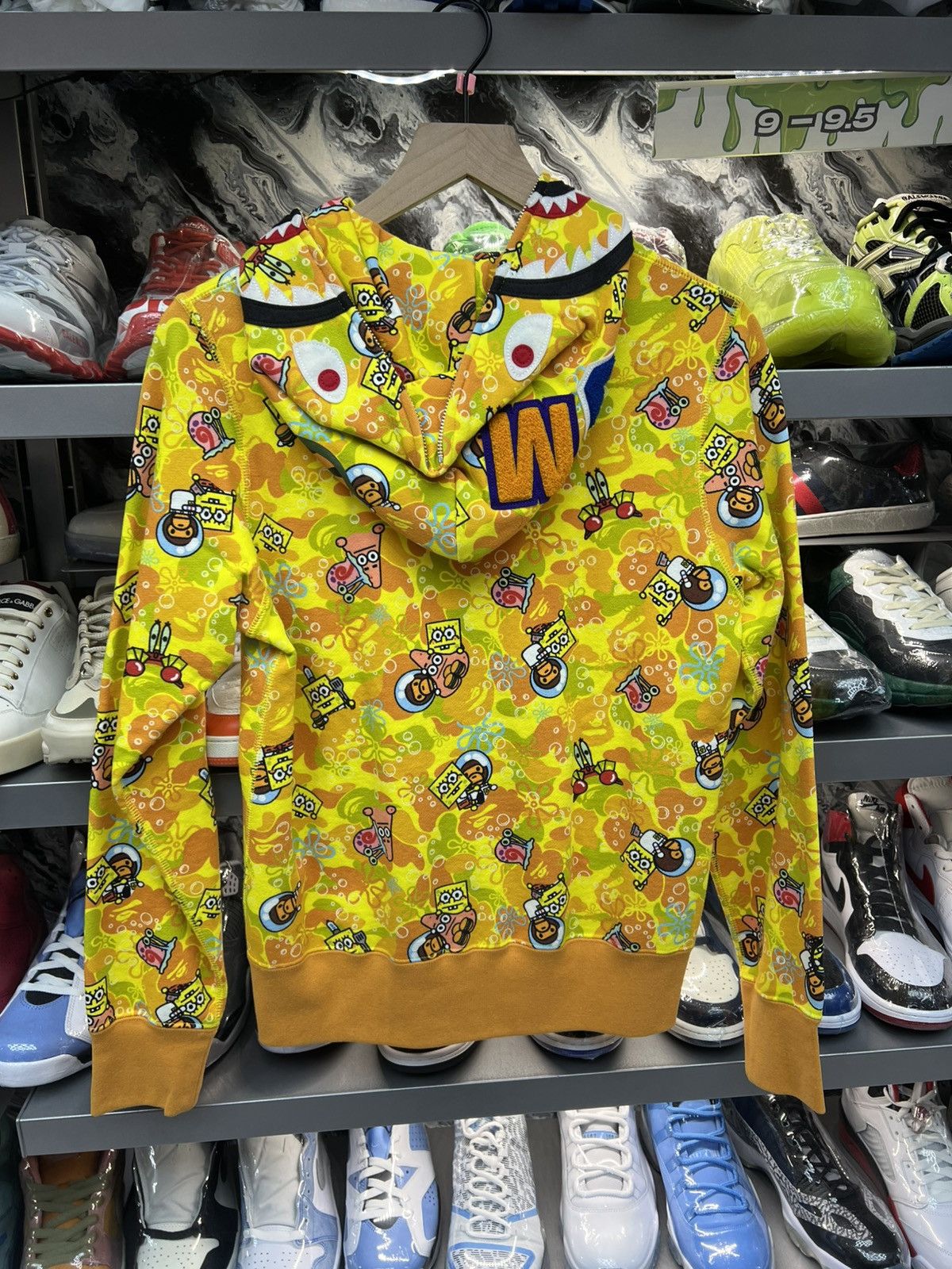 Bape Bape spongbob shark fullzip hoodie Size US S / EU 44-46 / 1 - 2 Thumbnail