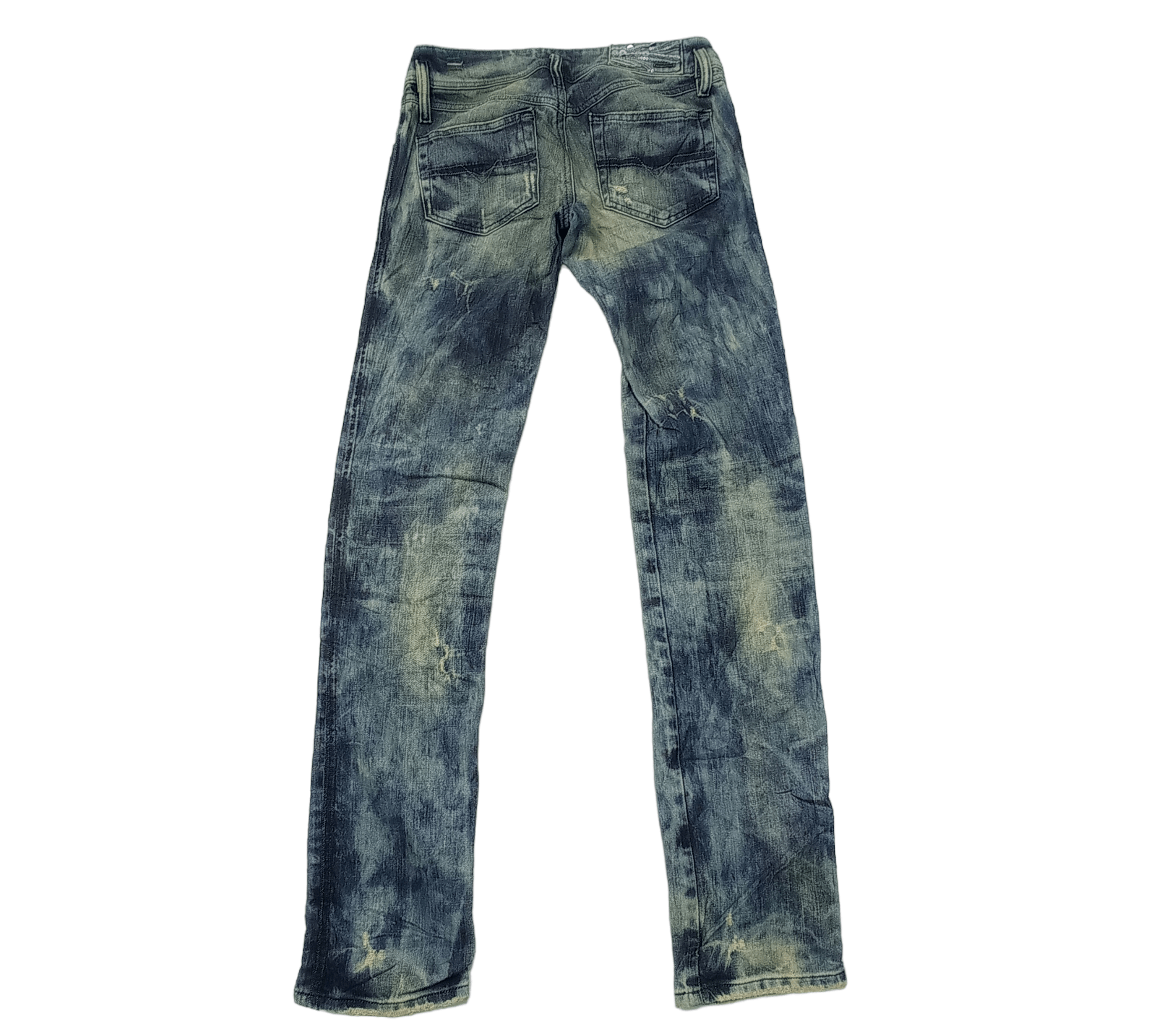 Diesel 🔥Rare Diesel Matic Distressed Jeans Pants Size 26" / US 2 / IT 38 - 2 Thumbnail