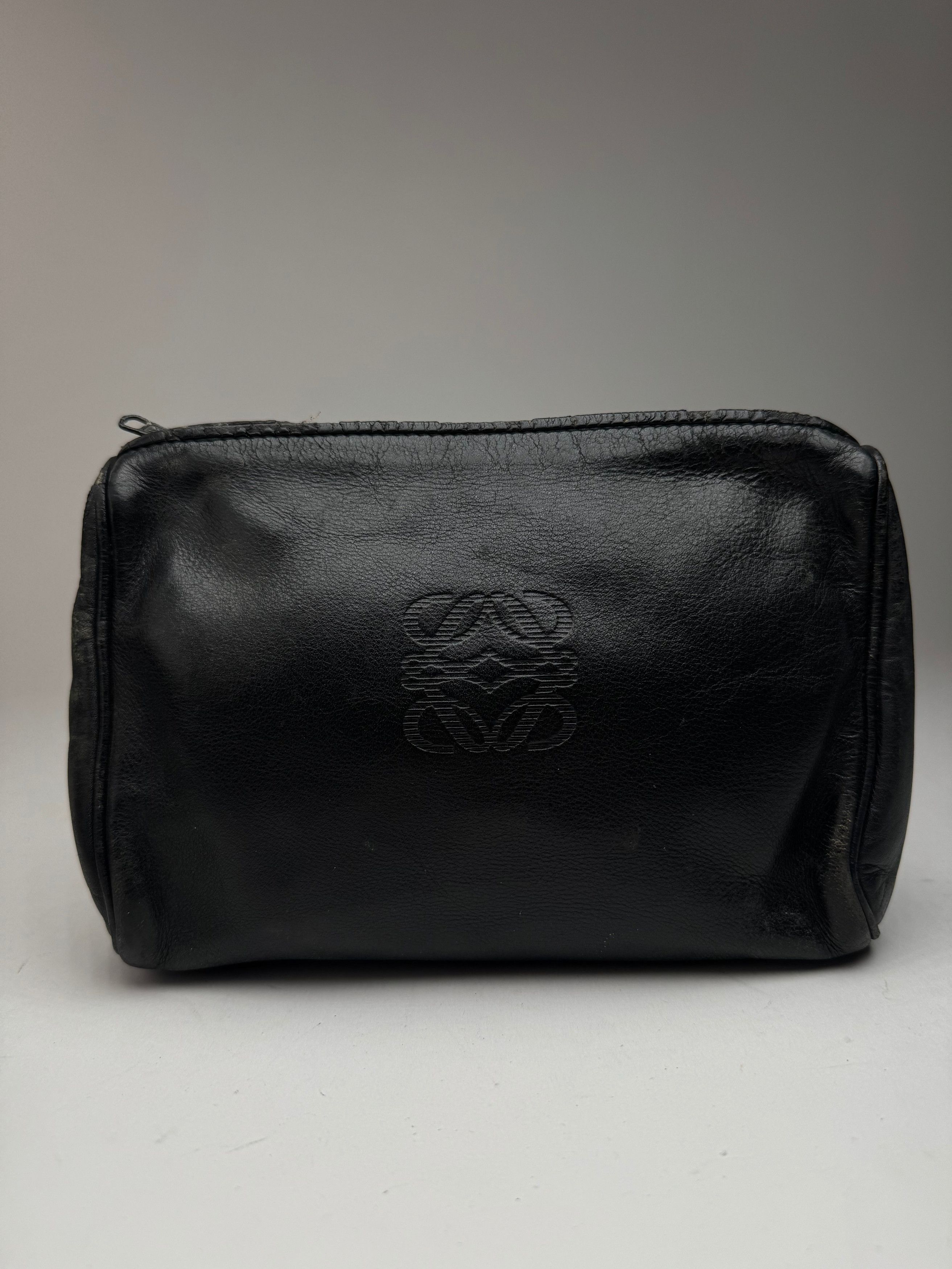 Loewe Vintage Madrid Leather clutch black Size ONE SIZE - 1 Thumbnail