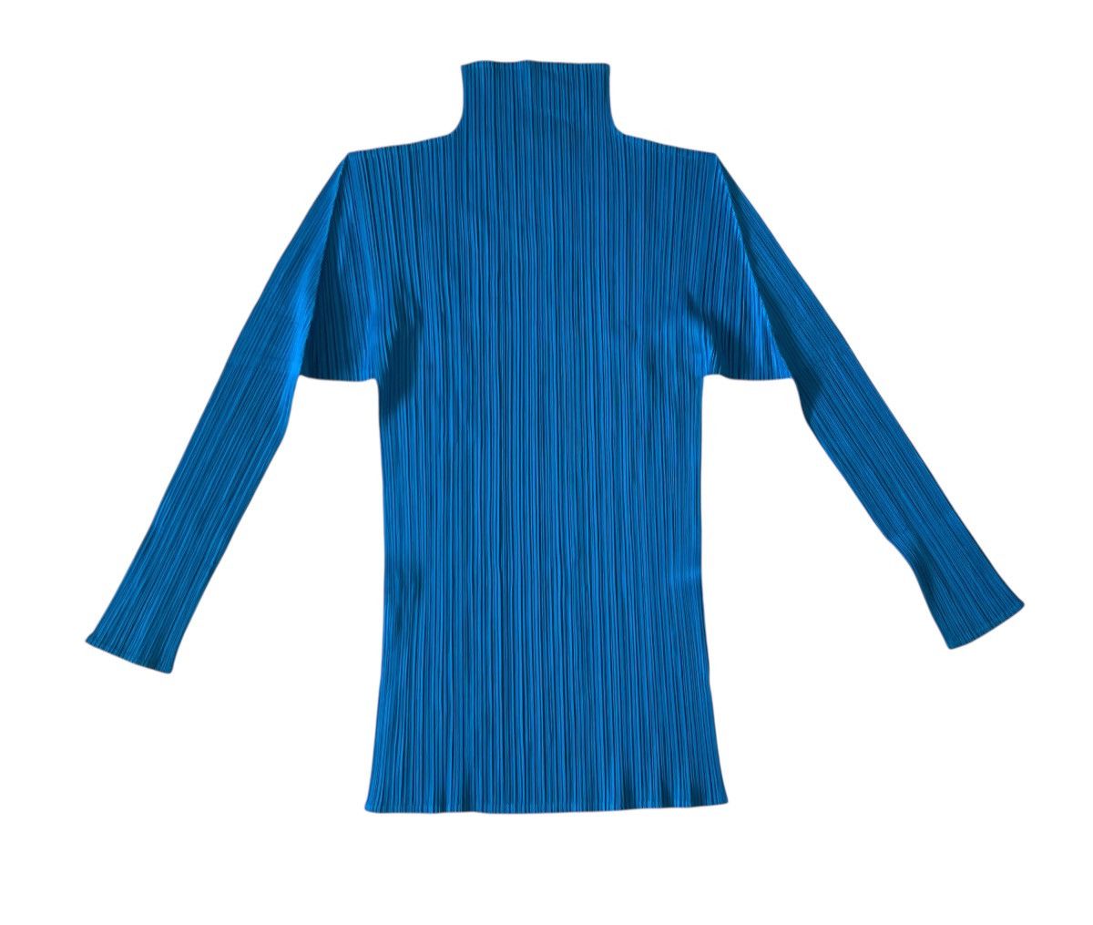 Pleats Please Issey Miyake TAX FREE 🇺🇸 issey miyake pleats please blue long sleeve Size S / US 4 / IT 40 - 1 Thumbnail