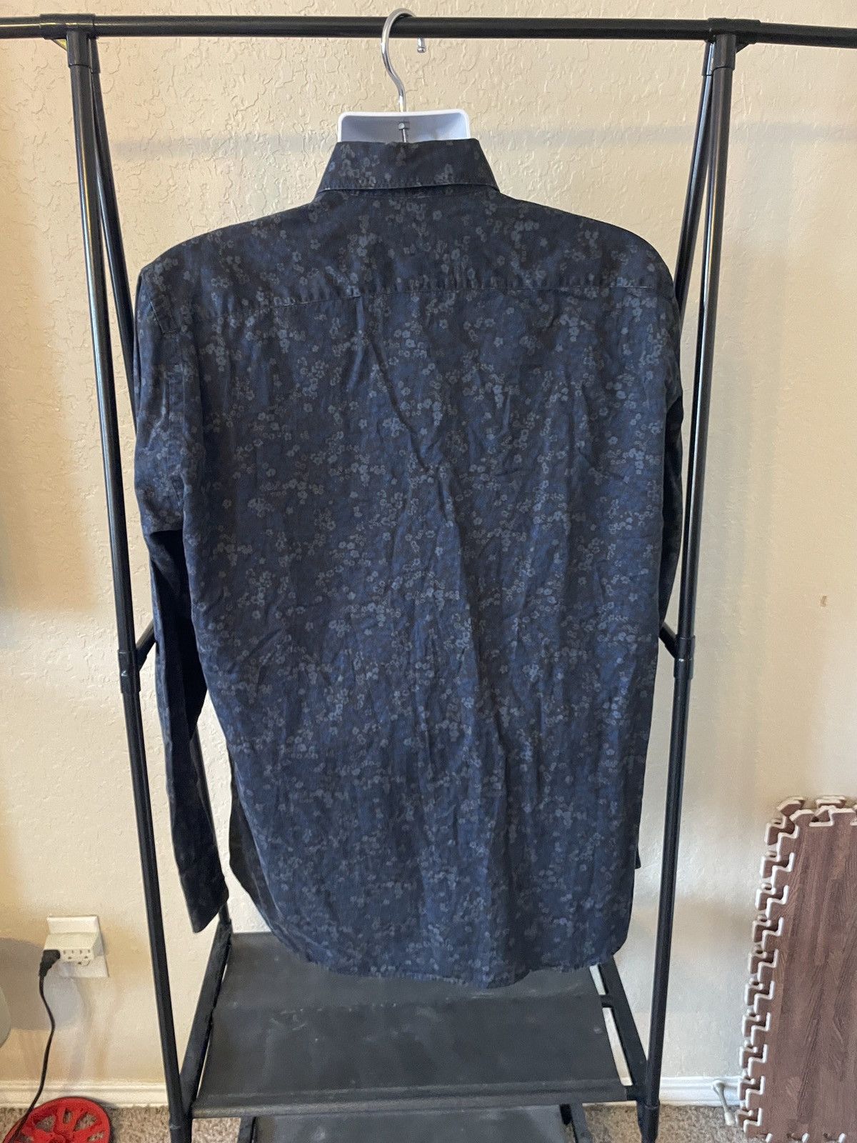 Canali Floral button Front Shirt Size US XL / EU 56 / 4 - 2 Thumbnail