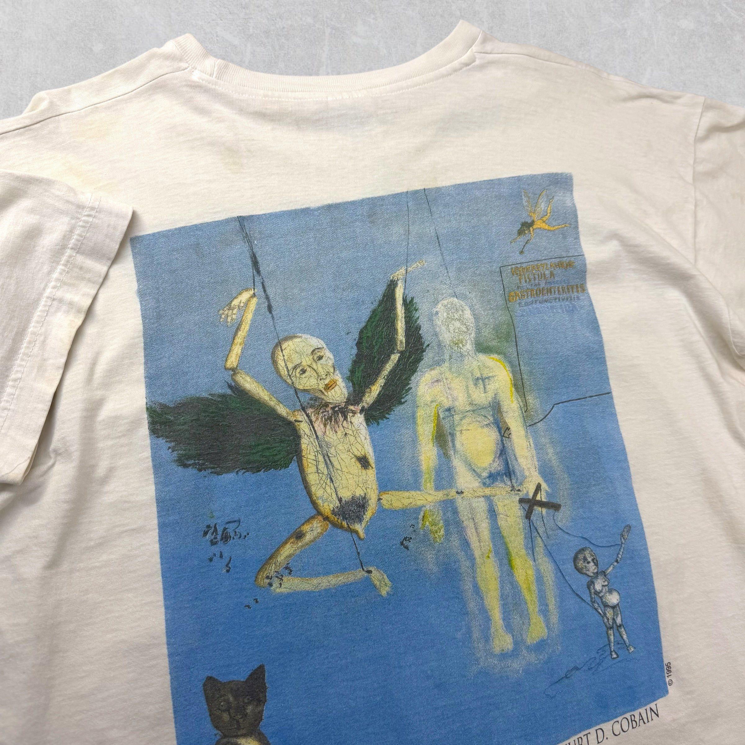 Vintage Vintage 1994 Nirvana Kurt Cobain Memorial Portait Tee L Size US L / EU 52-54 / 3 - 4 Thumbnail