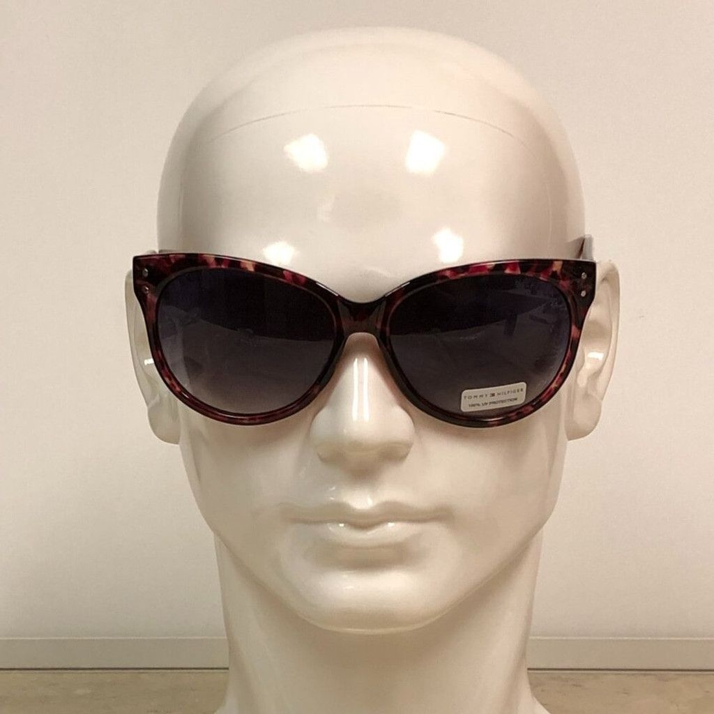 Tommy Hilfiger Tommy Hilfiger Red & Black Cat-Eye Sunglasses Size ONE SIZE - 1 Thumbnail