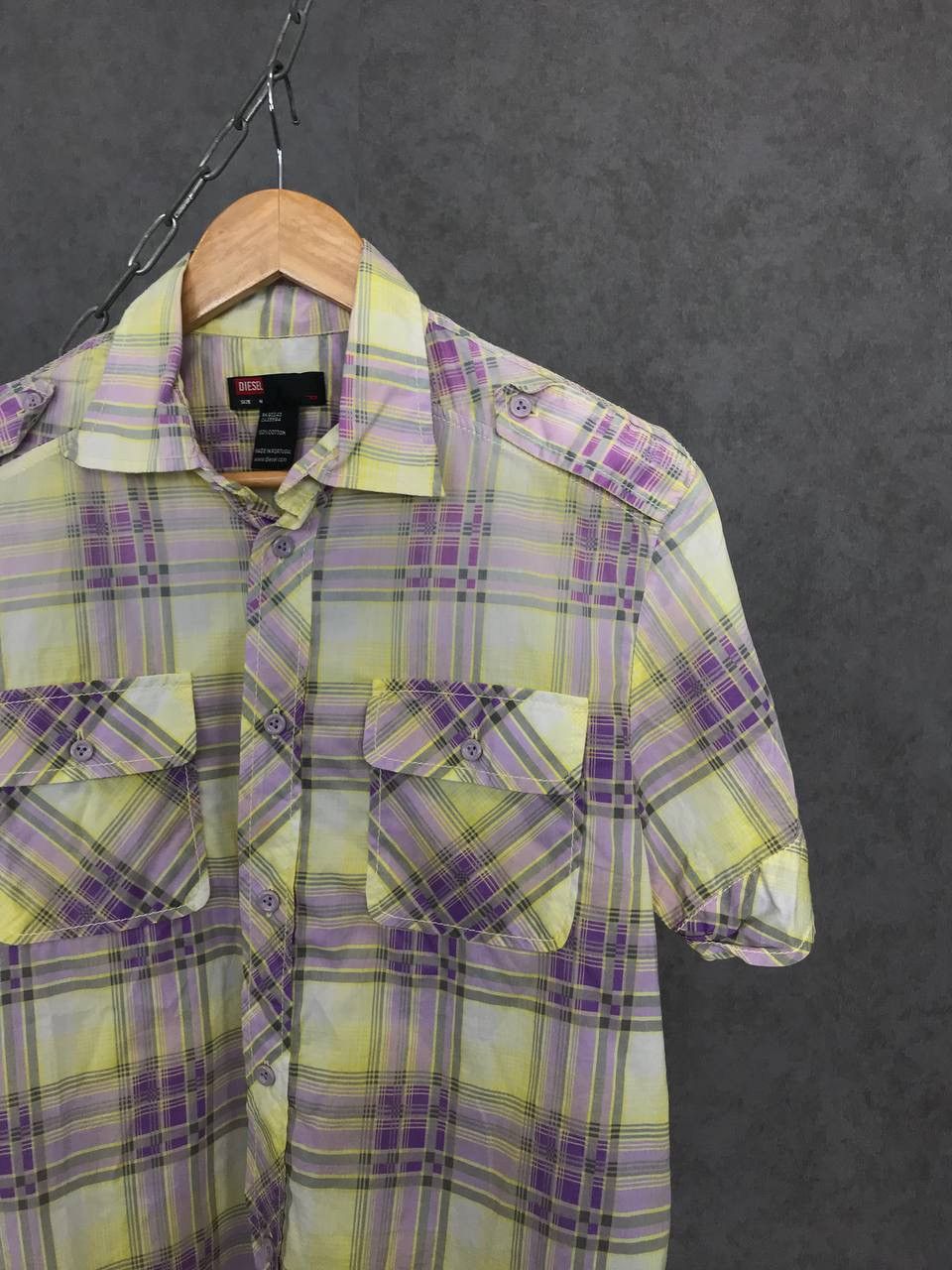 Designer Diesel vintage designer shirt Size US M / EU 48-50 / 2 - 2 Thumbnail