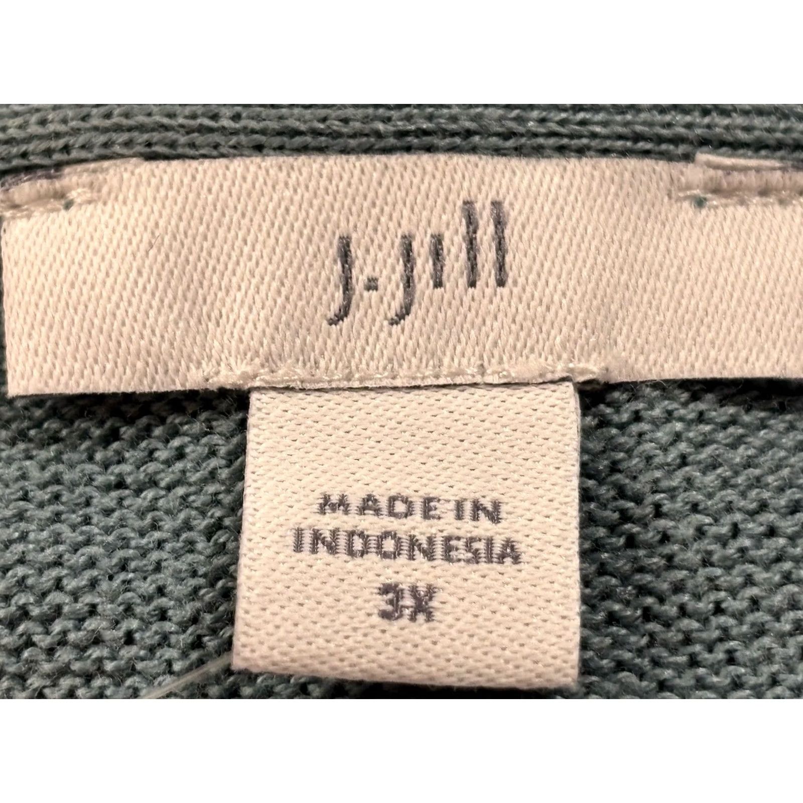 J. Jill J. Jill Knit Cardigan Sweater Women’s 3X Plus Blue V-Neck Pockets Tunic Knit Cardigan Women’s 3X Plus Blue V-Neck Pockets Size XXL / US 16-18 / IT 52-54 - 7 Thumbnail