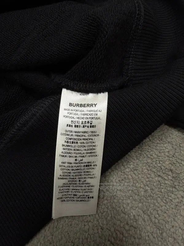 Burberry Burberry Black Cotton Long Sleeve Hoodie. Size US M / EU 48-50 / 2 - 3 Thumbnail