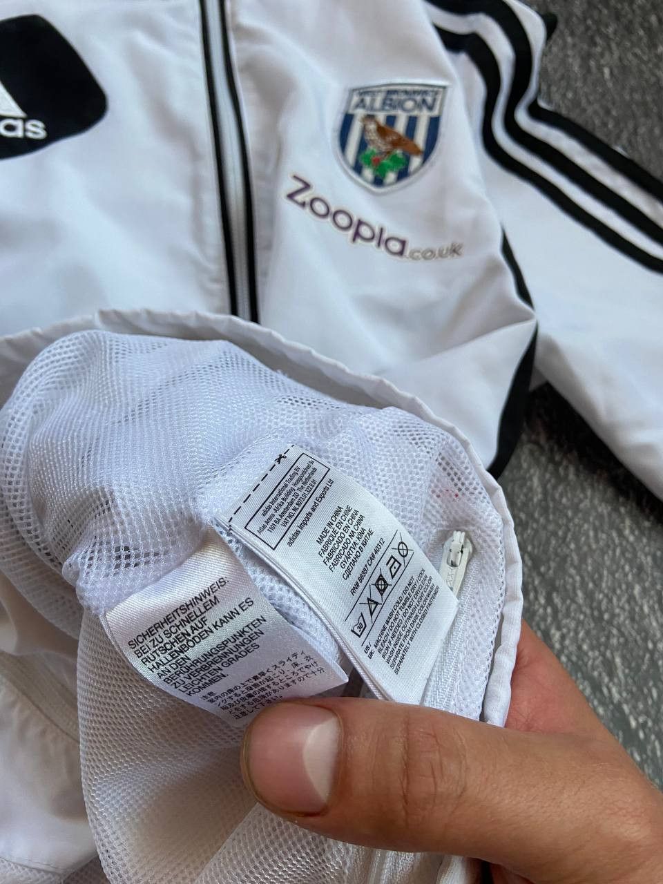 Adidas Adidas West Bromwich Albion nylon training jacket Size US XS / EU 42 / 0 - 4 Thumbnail