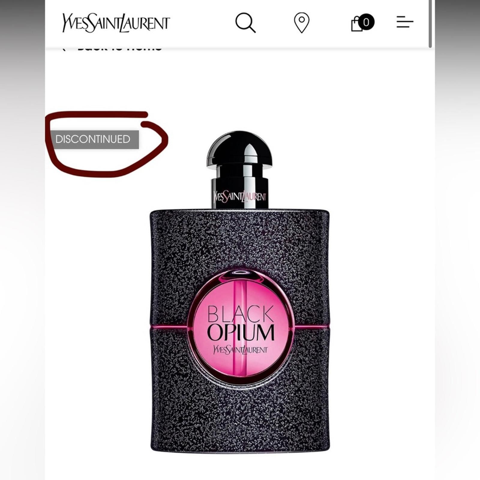 Yves Saint Laurent NIB Discontinued YSL BLACK OPIUM EAU DE PARFUM NEON 2.5fl oz Size ONE SIZE - 3 Thumbnail