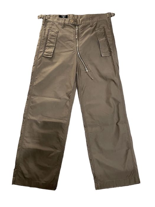 mxxshopcabane de zucca front zip design pants
