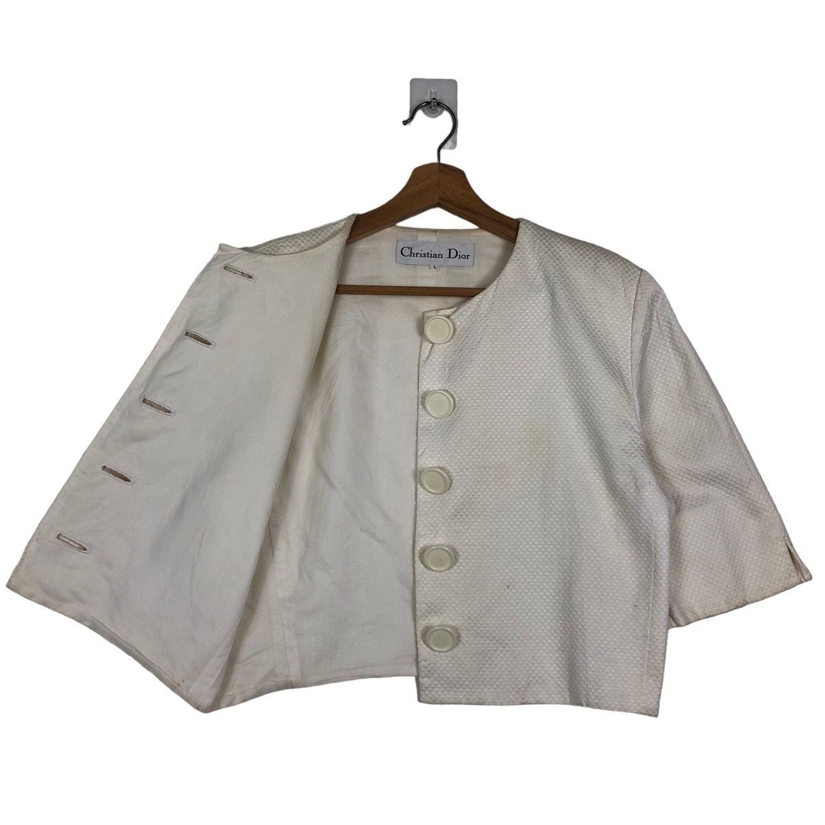 Christian Dior Monsieur 🔥Cropped Jacket Christian Dior Size L / US 10 / IT 46 - 8 Thumbnail