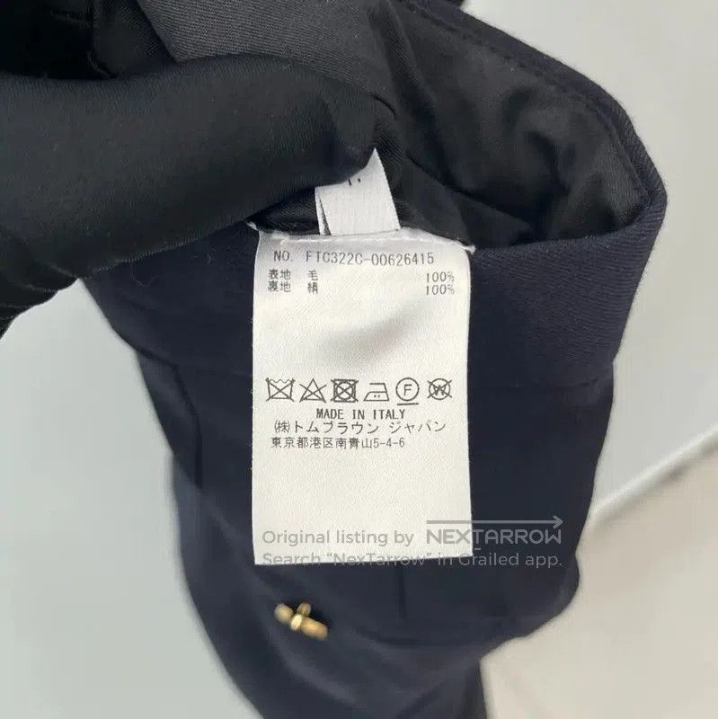 Thom Browne Thom Browne Classic Navy Wool Women's Pants . Size 23" - 5 Thumbnail